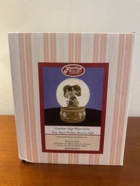 San Francisco Music Box Company Guardian Angel Water Globe